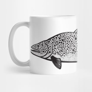 Brown Trout - hand drawn fish design Mug